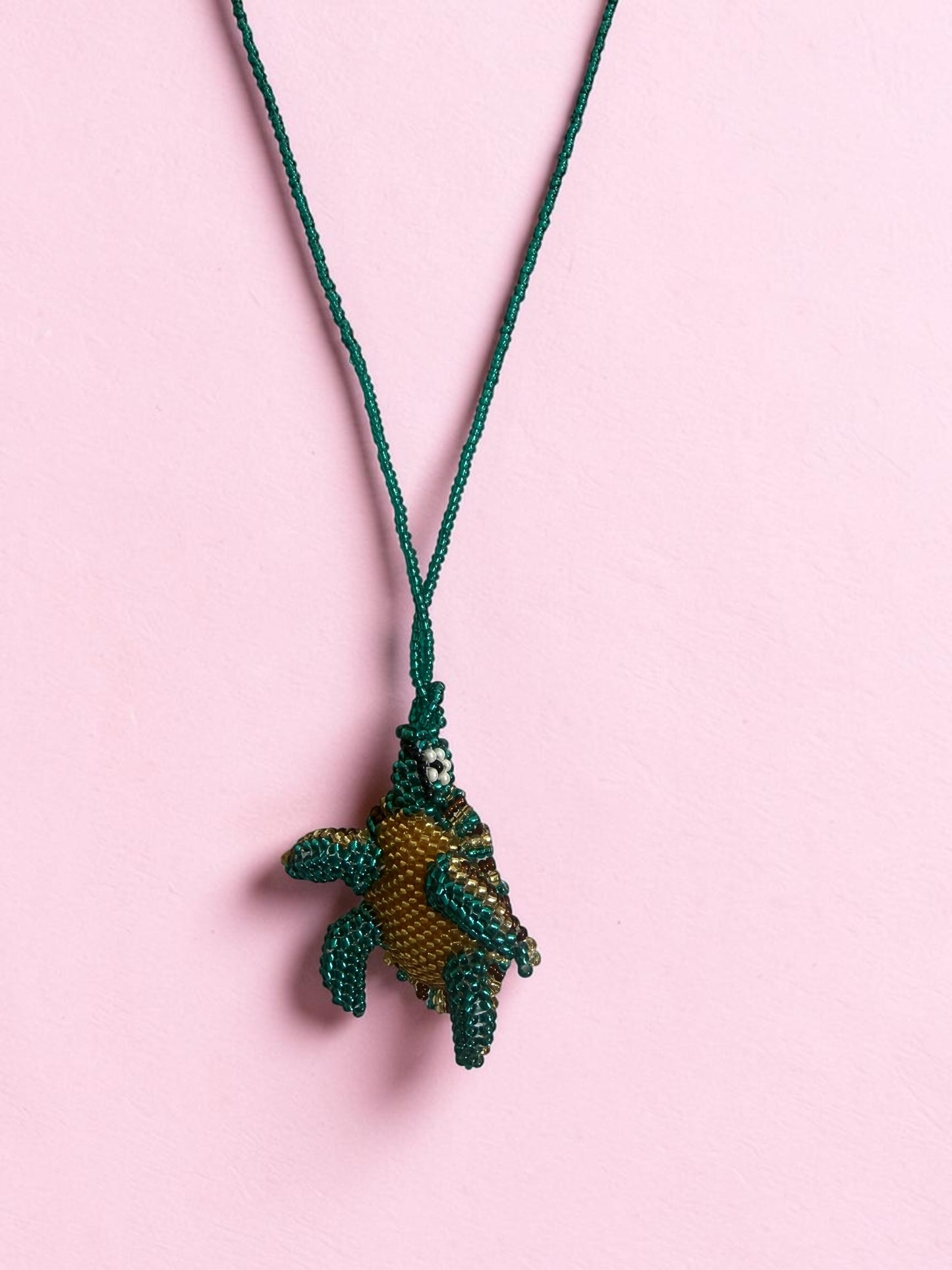 Sea Animals 3D Beaded Necklaces colors  Artisan Boho Jewelry
