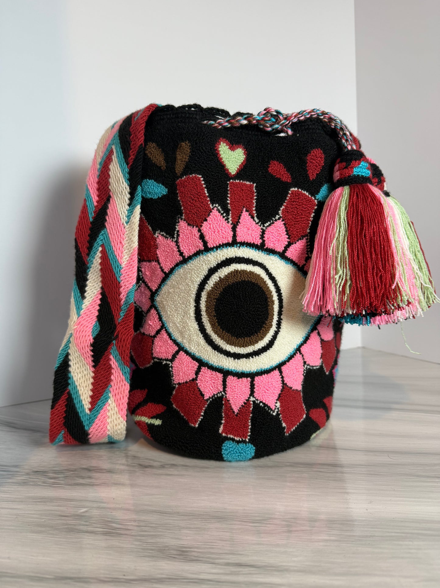 Upholstered large crossbody Bag