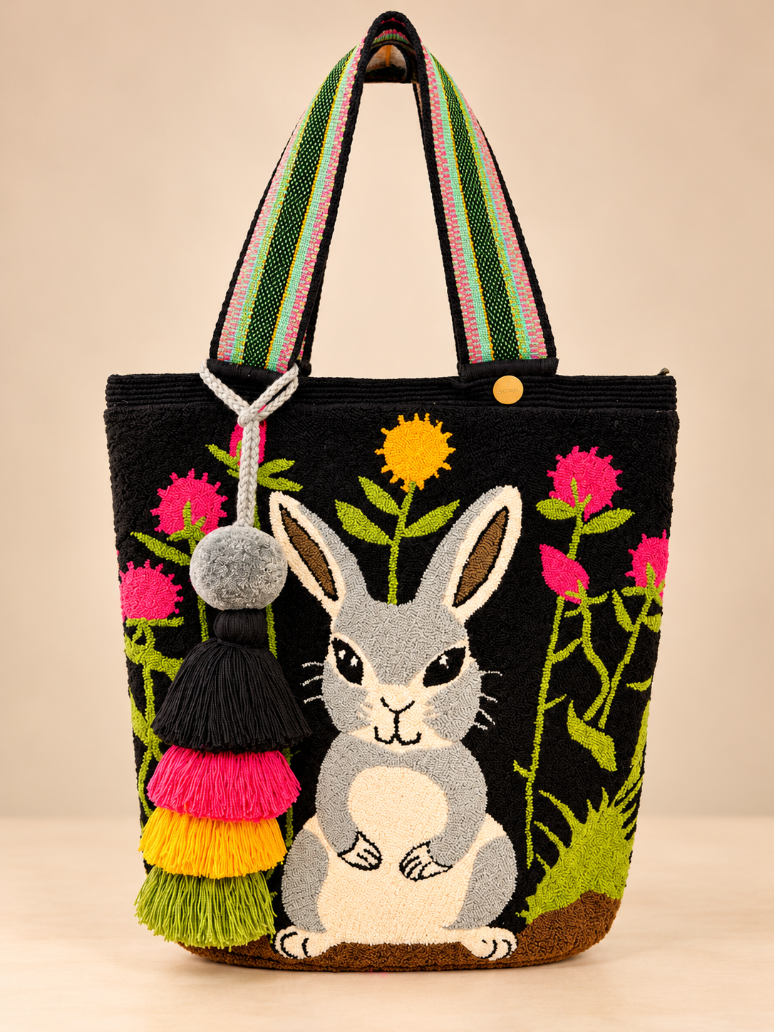 Tote Bag XL wayuu Upholstered special Designs Handmade