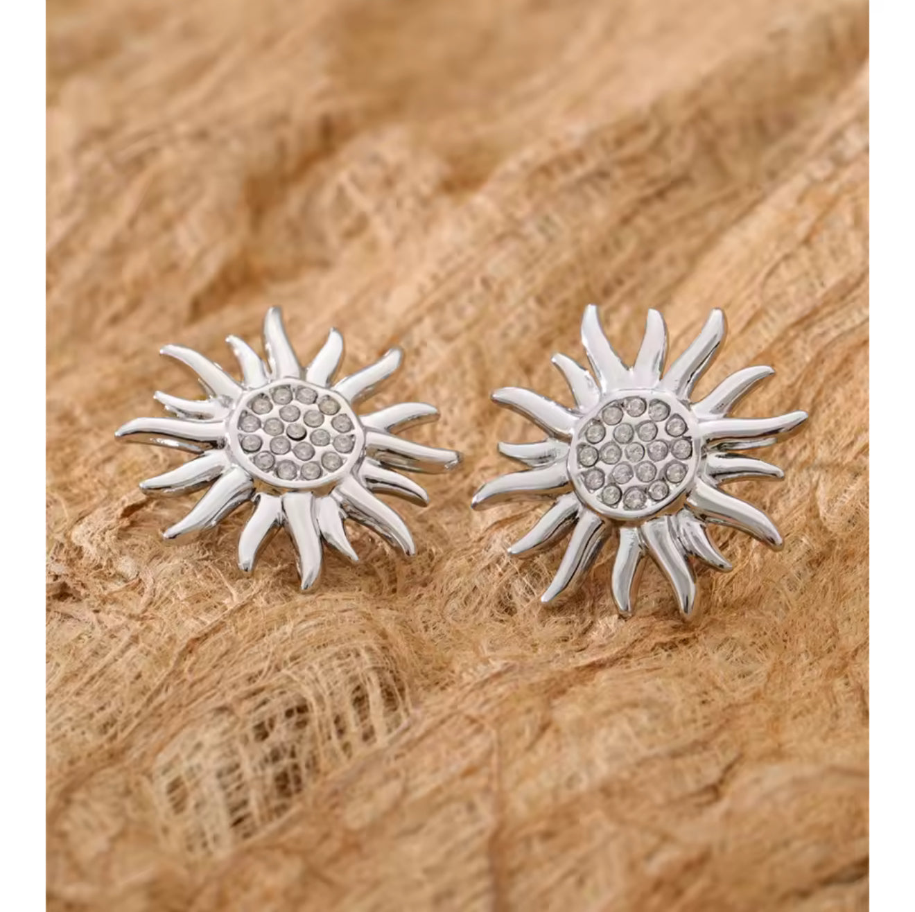 Hand Embroidered Earrings Strawberries, Hearts & Birds