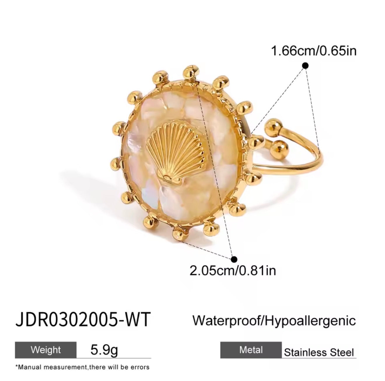 Luxury Rings Against  for Women, Stainless Steel Hollow Open Ring, Gold Color, Lucky Cubic Zirconia Jewelry, Rings for Women