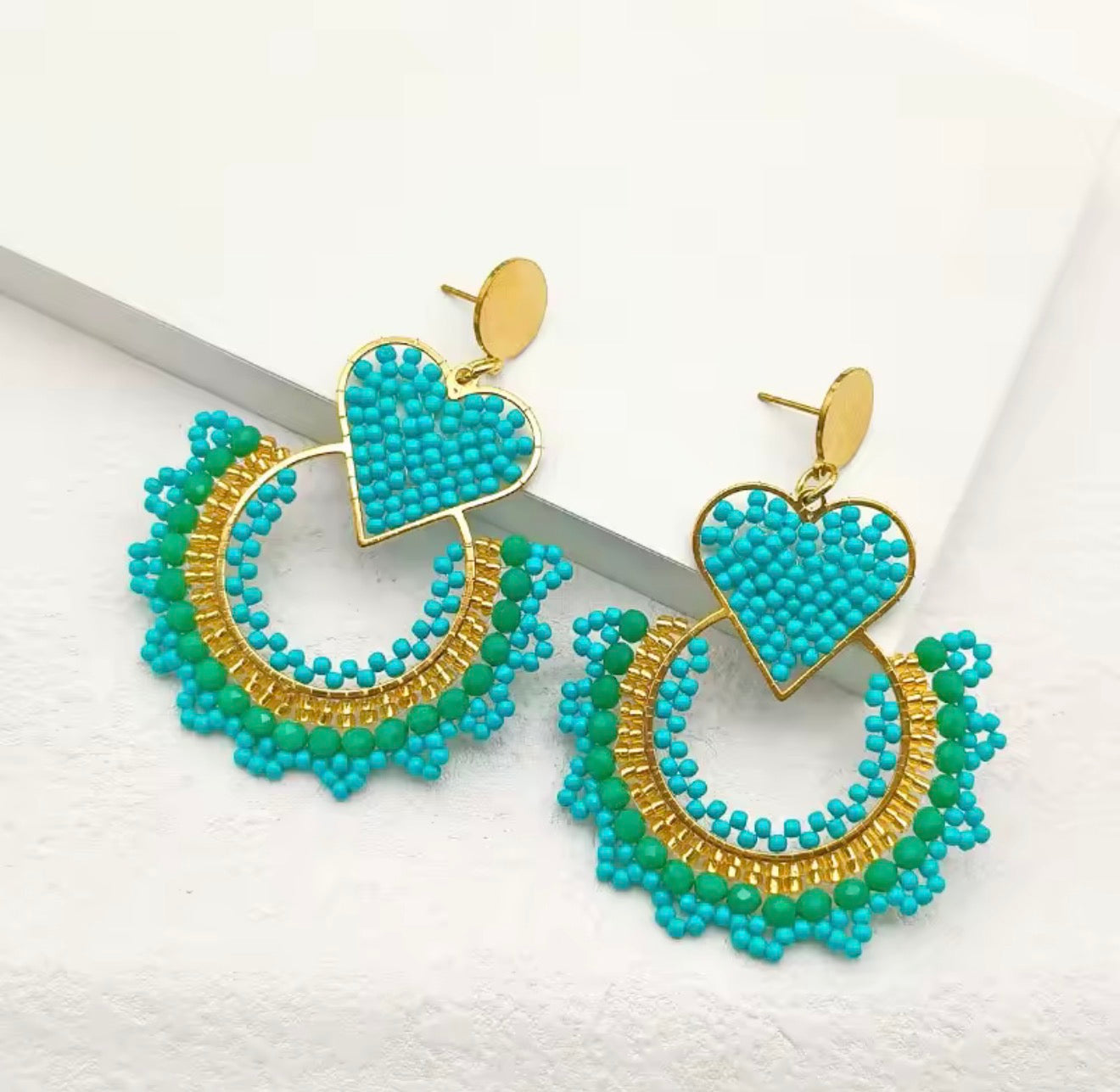 Gold and plated  Earrings stainless steel