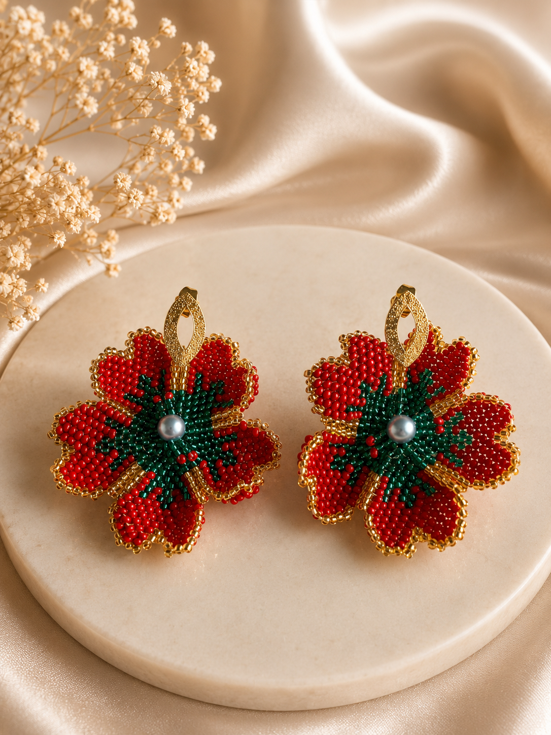 Handmade Beaded Earrings | Premium Artisan Statement Earrings for Women