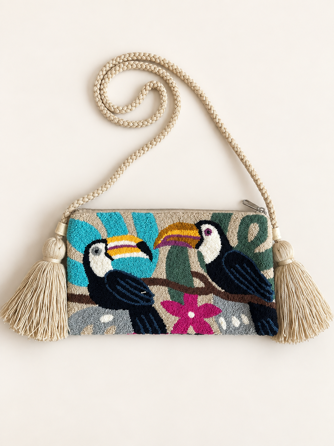 Handmade Crossbody upholstery Wayuu Upholstery Handbag Evil eye Zafira Complements