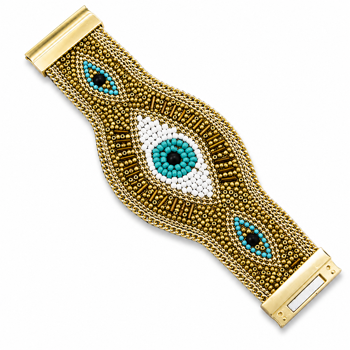Handmade Embroidery Bracelet Colorful Boho Woven Jewelry
