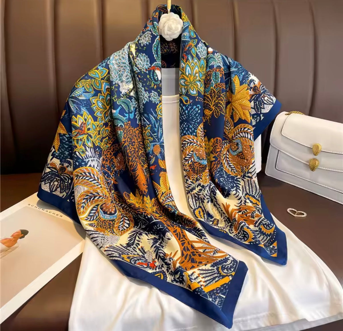 Women’s Multi-Use Printed Bandanas & Head Scarves Stylish Hair Accessories with Vibrant Patterns