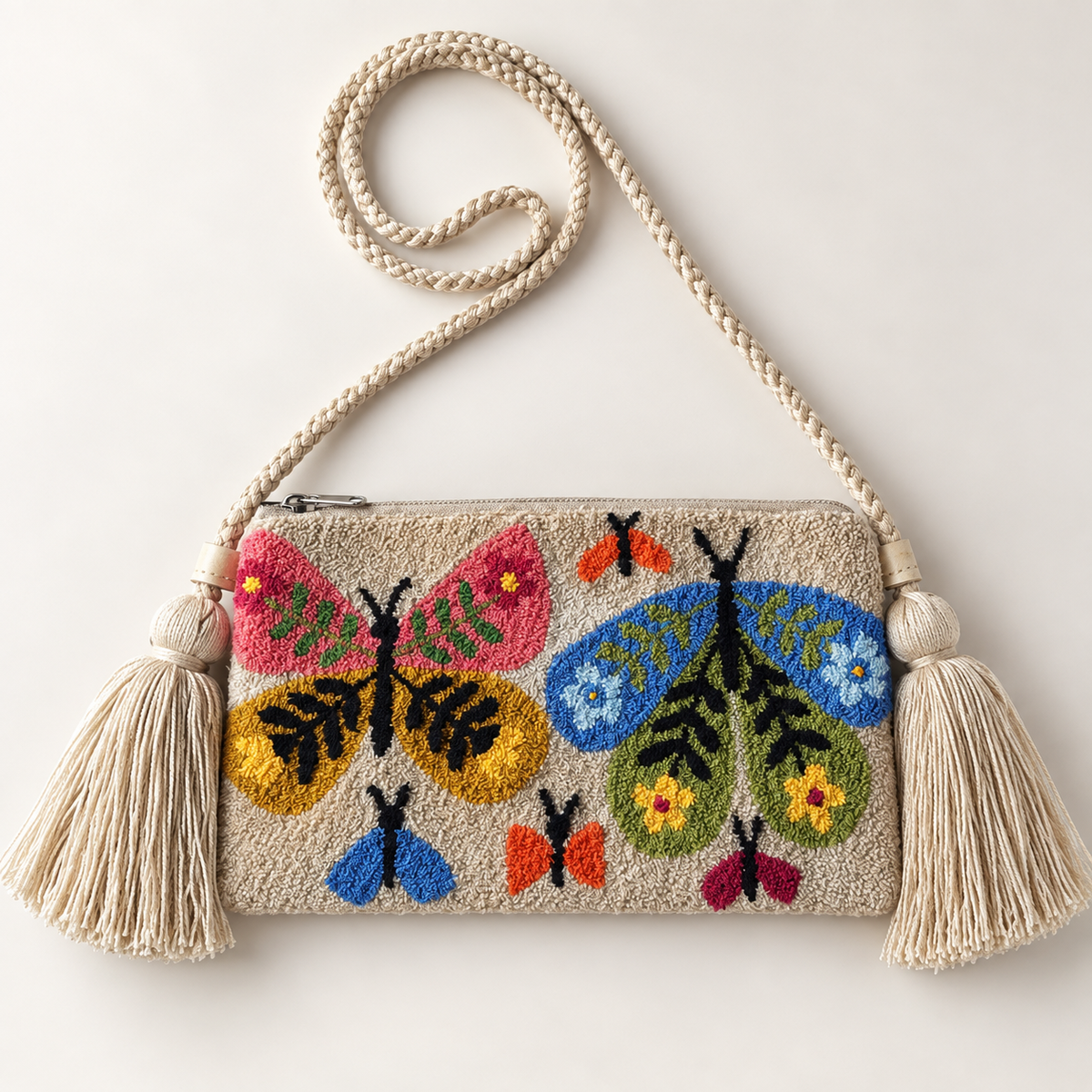 Handmade Crossbody upholstery Wayuu Upholstery Handbag Evil eye Zafira Complements