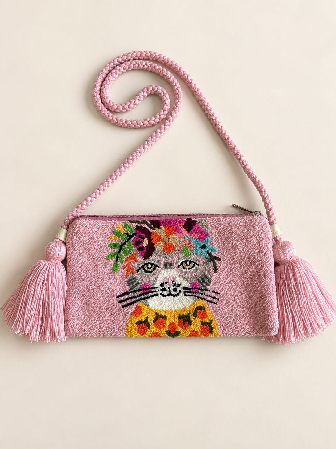 Handmade Crossbody upholstery Wayuu Upholstery Handbag Evil eye Zafira Complements