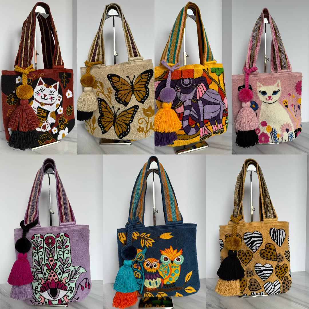 Upholstered large shoulder Bag