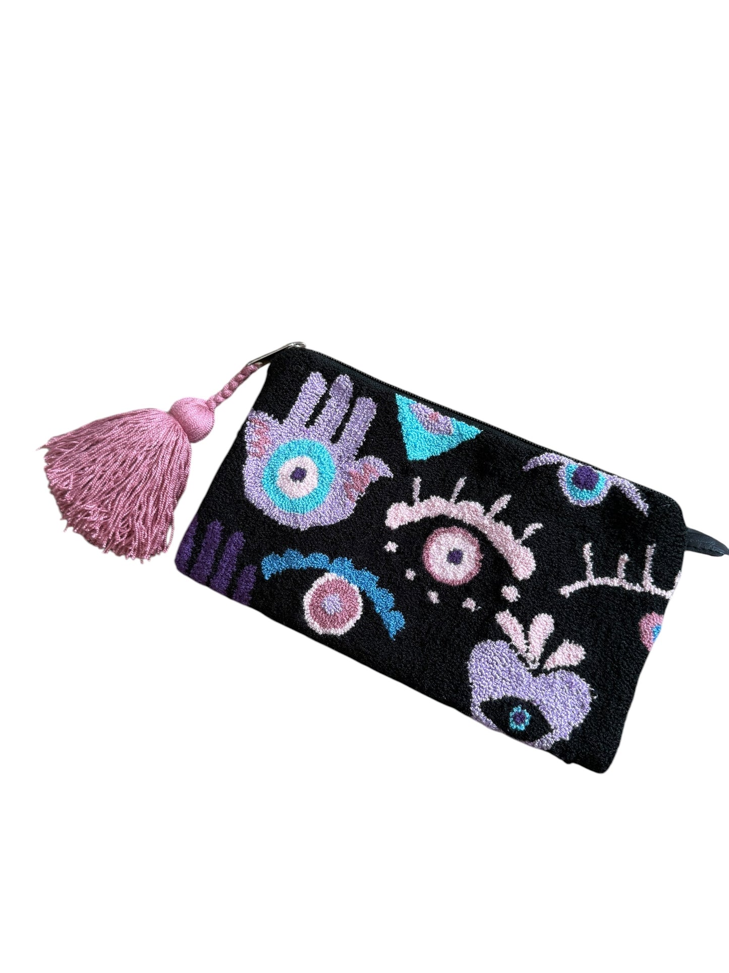 Handmade Evil Eye Clutch Bag Protective Symbol & Unique Artisan Design
