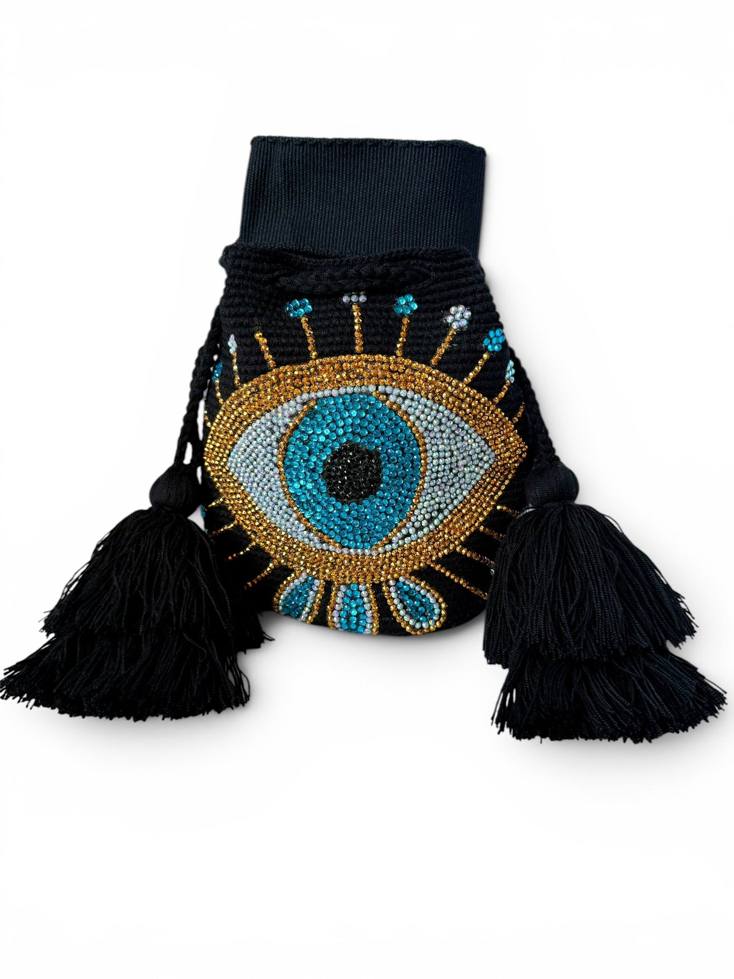 Evil eye bag Wayuu medium