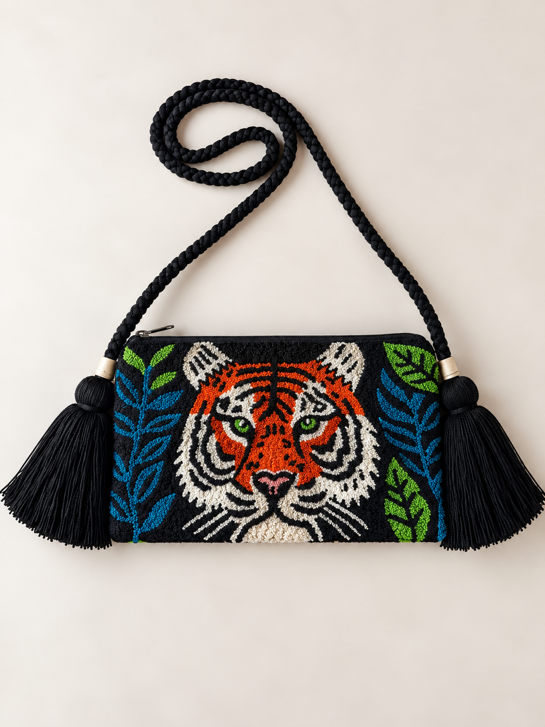 Handmade Crossbody upholstery Wayuu Upholstery Handbag Evil eye Zafira Complements