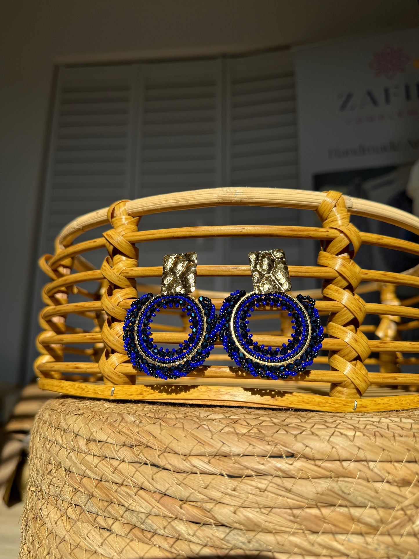 Handmade Beaded Earrings – Colorful Boho Statement Jewelry