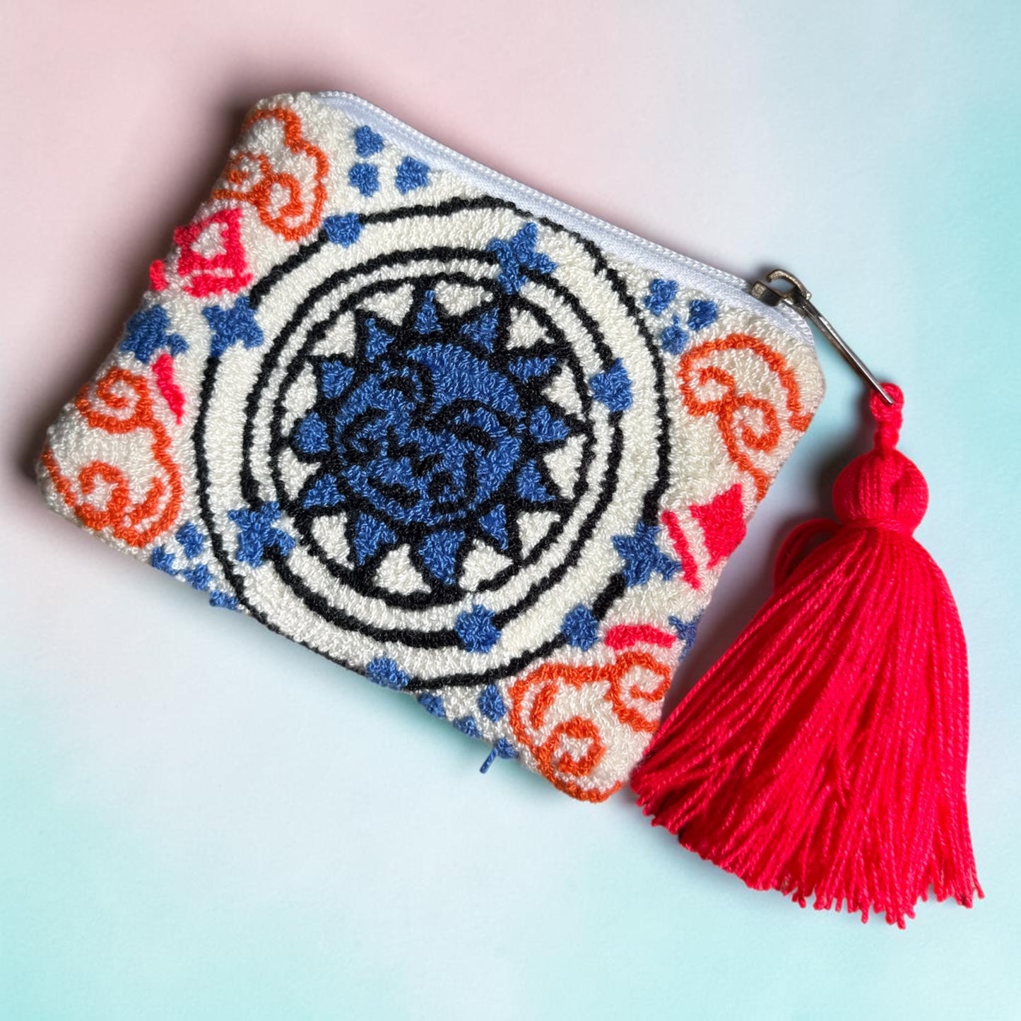 Hand-Embroidered Card holder Purses – Unique Charm Wallets Full of Protection & Color