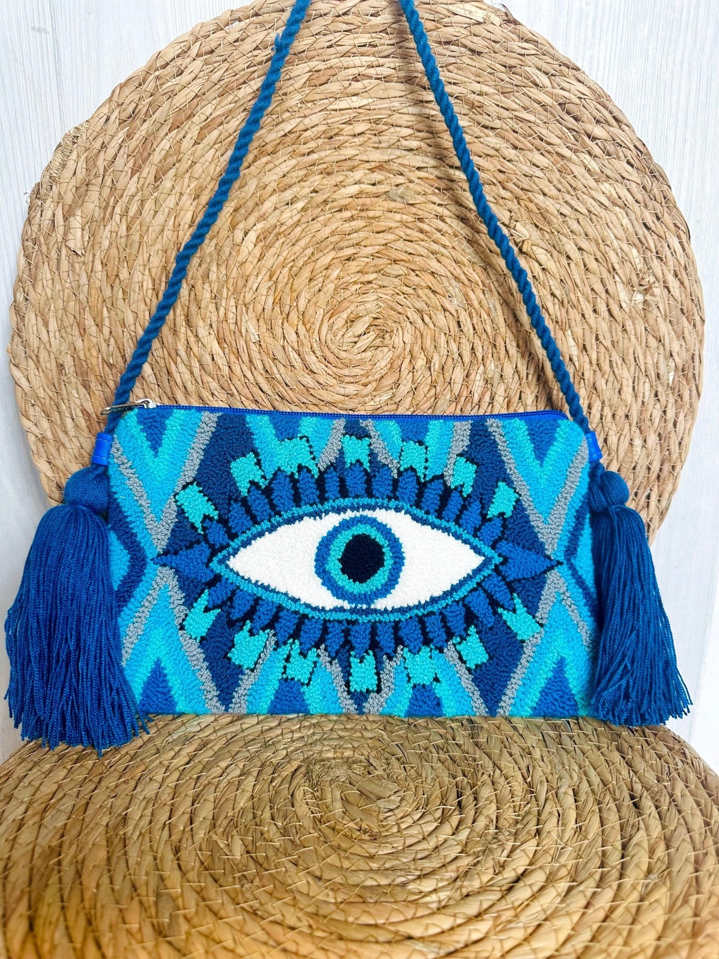 Crossbody evil eye Upholstery - Zafira Complements