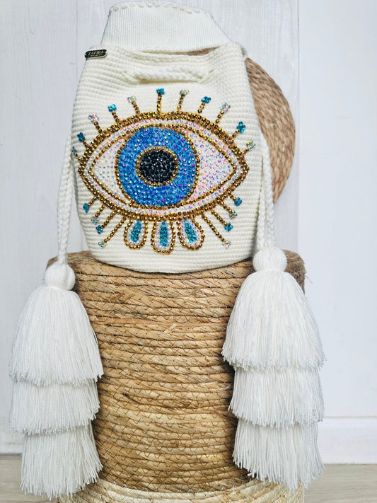 Wayuu Evil Eye White - Zafira Complements