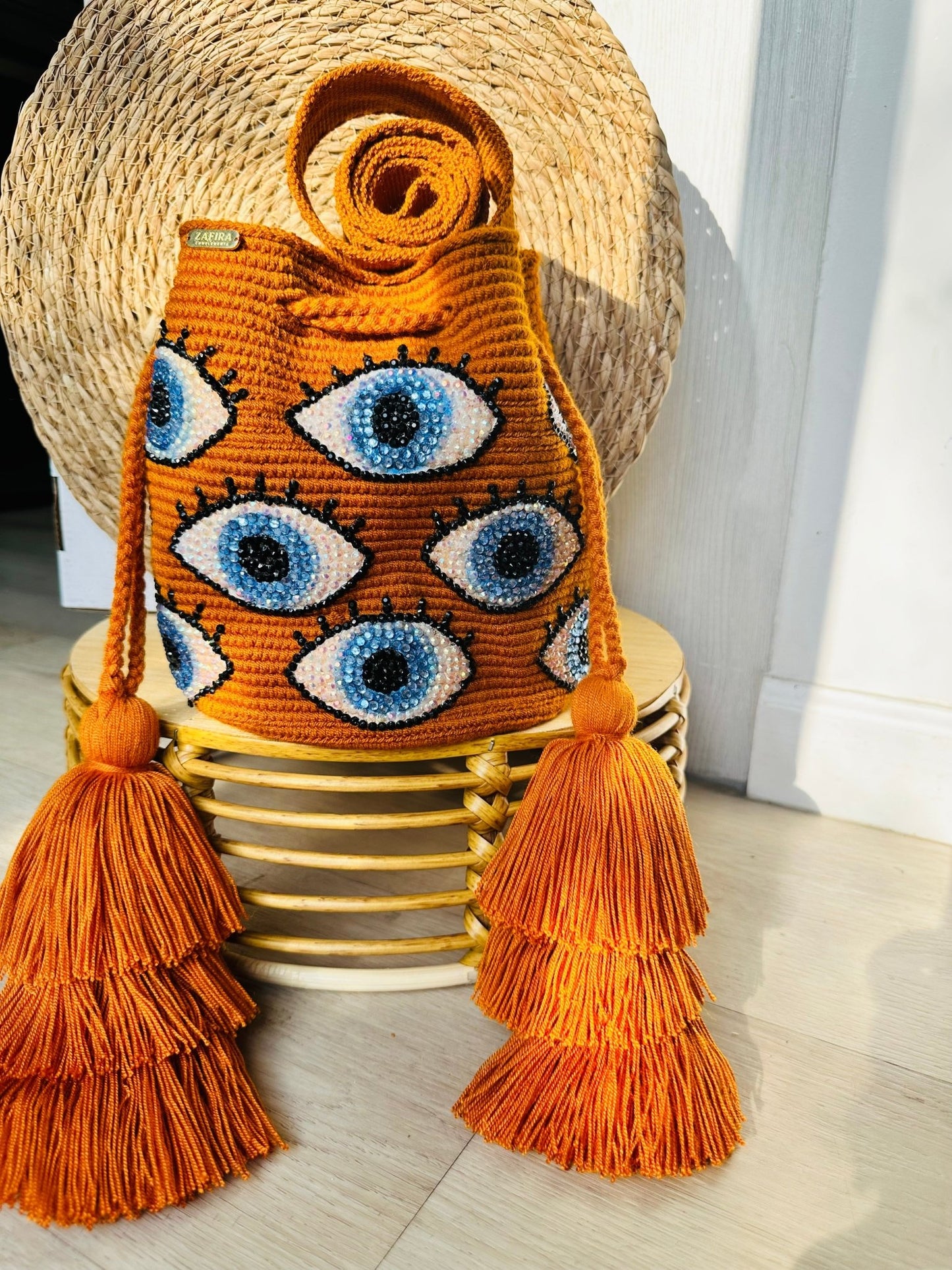 Wayuu Evil Eyes Caramel - Zafira Complements